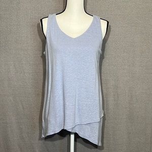 J. Jill PureJill Asymmetrical Layered Tank Top Linen Blend size Medium